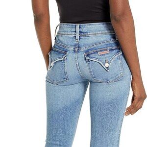 Hudson Women's Jean Size 14 Light Blue Mid-rise Straight Leg Stretch Stylish NEW